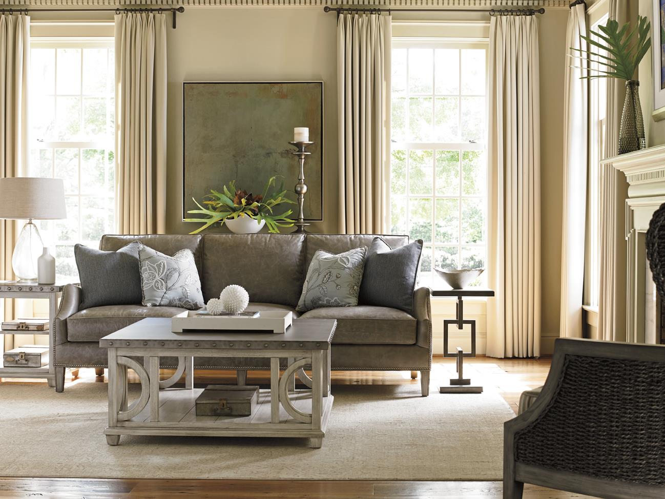 Lexington Oyster Bay 714 952 Deerwood Side Table with Burnished